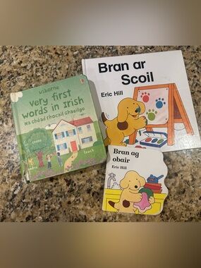 Beloved Spot books in Irish /Gaelic language learner language